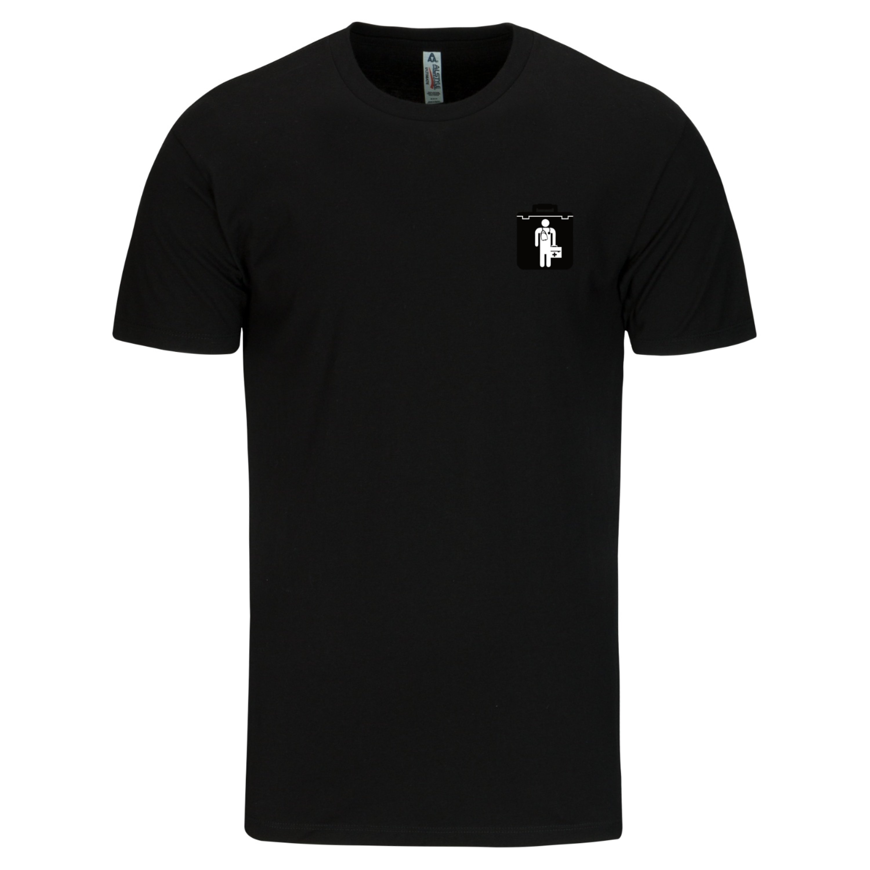 Healthy T Shirt Short Sleeve (Black) - Laurel Medical Associates. LLC