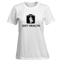 Doc In The Box Got Health T-Shirt Short Sleeve – White – XL